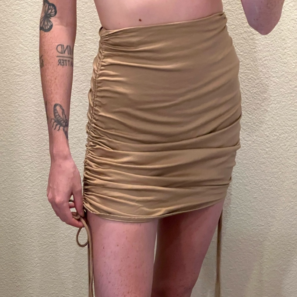 white fox boutique perfect match mini skirt